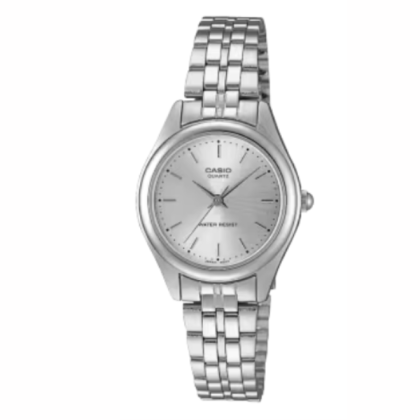 Casio General LTP-1129A-7ARDF Silver Dial Women Watch